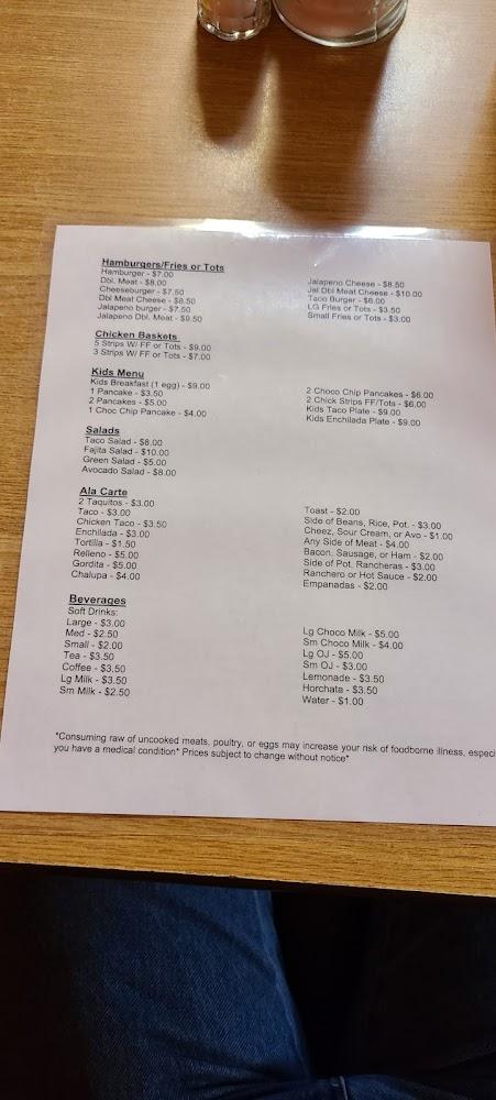 El Nopal Cafe Menu image 1